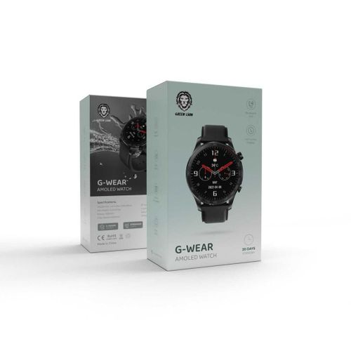 GREEN LION  G-Wear Amoled Watch - Black