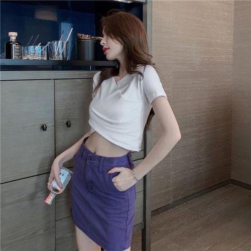 Fashion Monbeeph Women Denim Mini Skirt Summer High Waist Korean Black Skirt Blue Skirt Jumia Nigeria