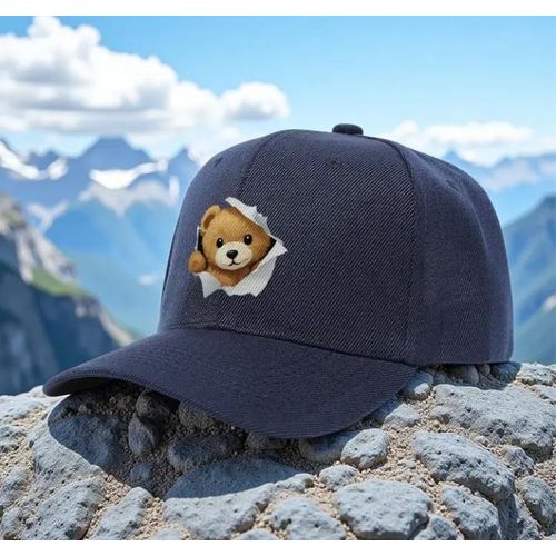 product_image_name-Fashion-Urban Unique Printing Design Face Cap: Navy Blue -1