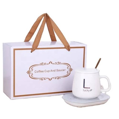 Lucky Cup And Warmer Set - White