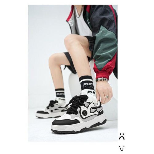 product_image_name-Fashion-black and white Sneakers For All-2