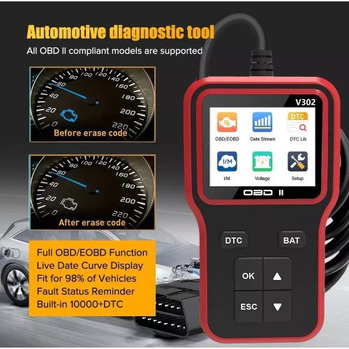 Nitro Obd2 ADVANCED Engine Error Car Diagnostic Scanner Code Fault Erase Reset Tool Reader OBD2 EOBD OBDII Obd 2 diagnosed for all cars - image 6
