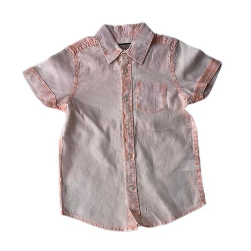 product_image_name-Fashion-Light Cotton Orange Denim Shirt-1
