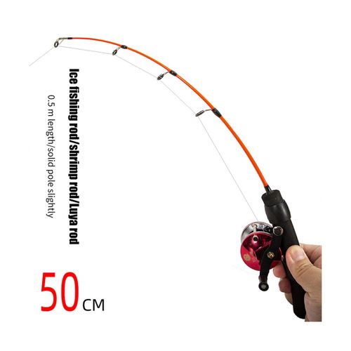 Generic Simple 50Cm Ultra-Short Fishing Rod Solid Ice Fishing Rod