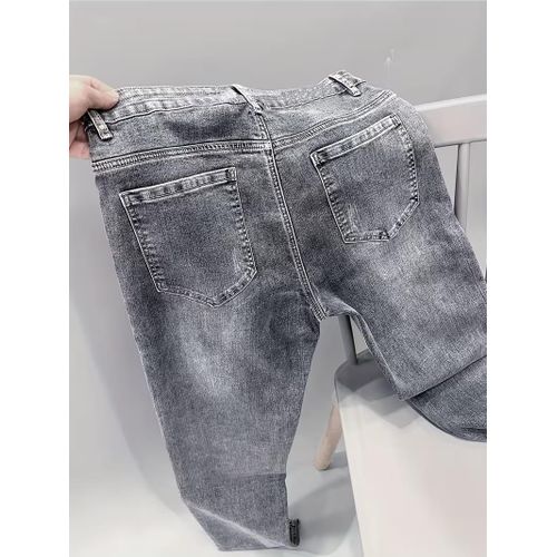 Fashion Quality Stock Grey Jean For Men
