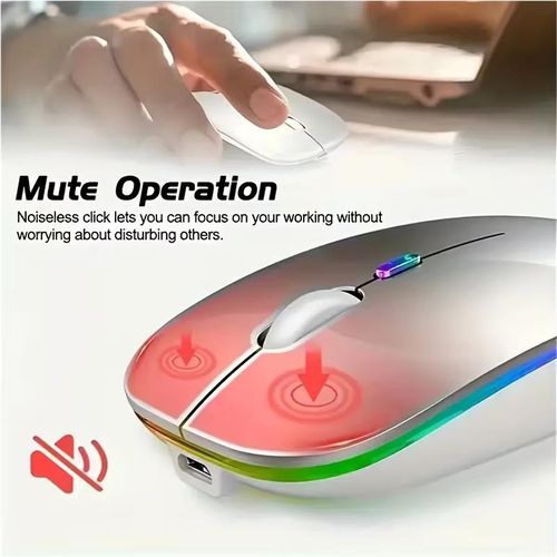 product_image_name-Generic-Rechargeable Wireless RGB Mouse – Ergonomic Silent Optical USB Mouse with Backlight for Laptop & PC-5