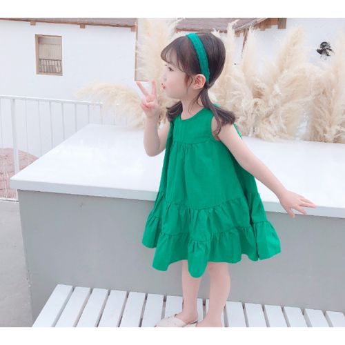 product_image_name-Fashion-Classy Green Gown For Girls, Nice And Cute-1