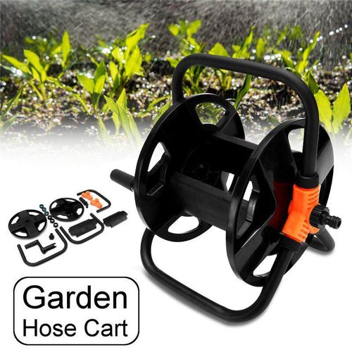 Generic Garden Hose Reel Black Sprinkler Irrigation Facilities