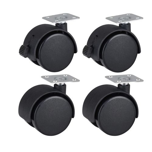 product_image_name-Generic-Caster Wheels Roller With Brakes - 4pcs-2