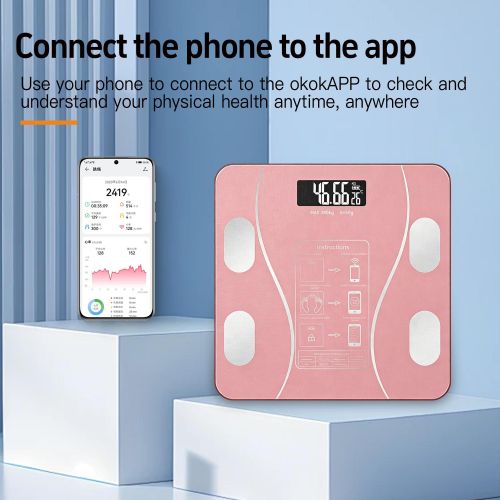 Generic Intelligent weight scale battery  Bluetooth body fat scale  high-precision electronic scale