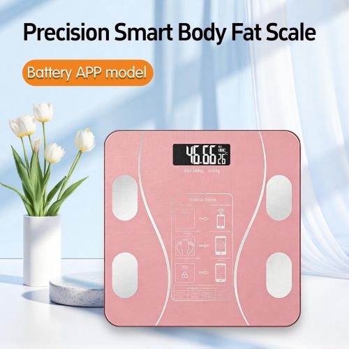 Generic Intelligent weight scale battery  Bluetooth body fat scale  high-precision electronic scale - image 2