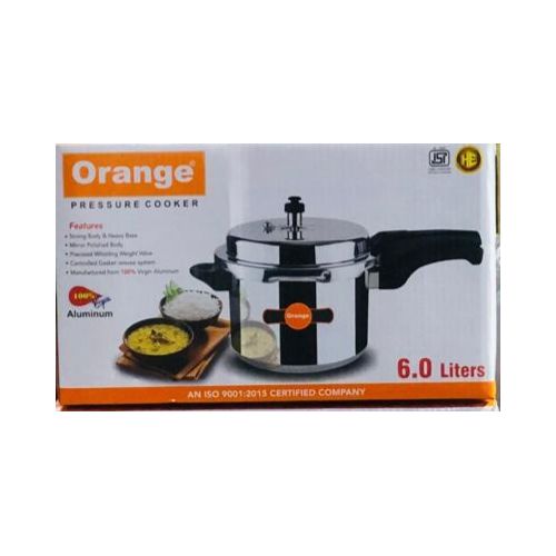 Orange Smart Pressure  Pot Cooker - 6ltrs - image 2
