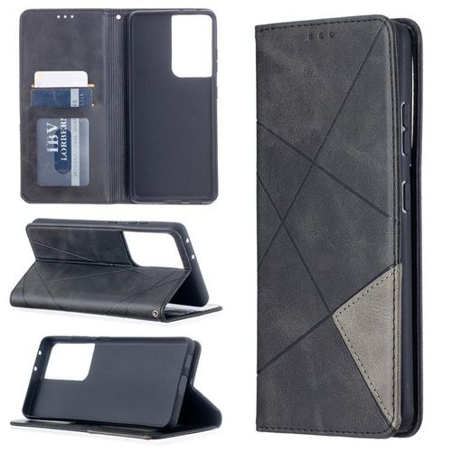 product_image_name-Generic-Samsung A52 Quality Leather Flip Case -Black -2