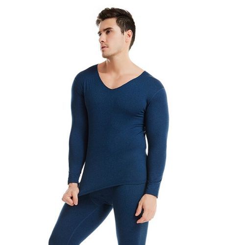 Autumn/Winter Men Long Sleeve Thermal Top+Long Johns Pants Underwear  Sleepwear #