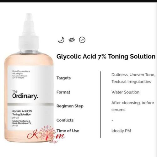 The Ordinary - Glycolic Acid 7% Toning Solution 240Ml –