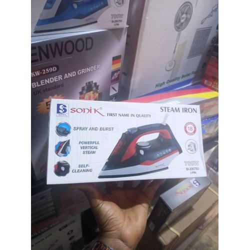 Generic Sonik SI-2007S3 steam iron, a 700-watt appliance designed for efficient pressing. - image 2