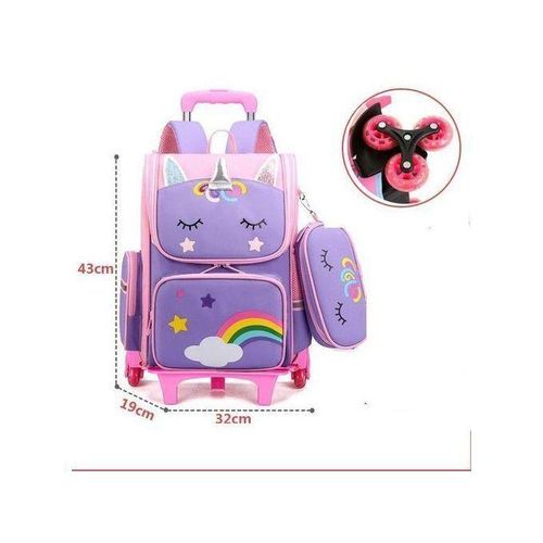 Generic School Wheeled Backpack Set Trolley Bag Backpack Bags Jumia Nigeria