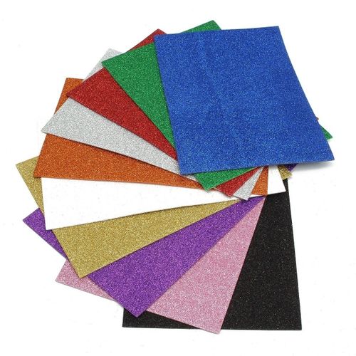 10 Sheets Glitter Foam Sheets for Crafts, A4 Nigeria