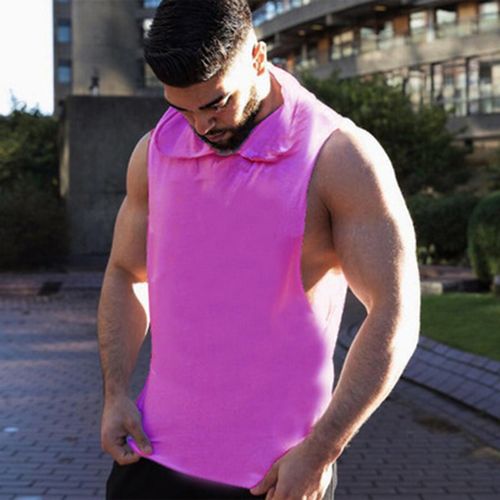 Fashion Sexy Mens Gym Fitness Muscle Tank Top Cotton Sleeveless