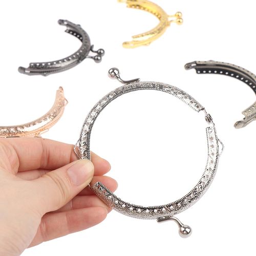 Round Metal Frame for Purse Handle Clutch Bag Handbag Accessories