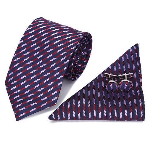 product_image_name-Fashion-Luxury Men’s Silk Tie Set – Necktie, Pocket Square & Cufflinks Gift Box for Wedding & Business-2