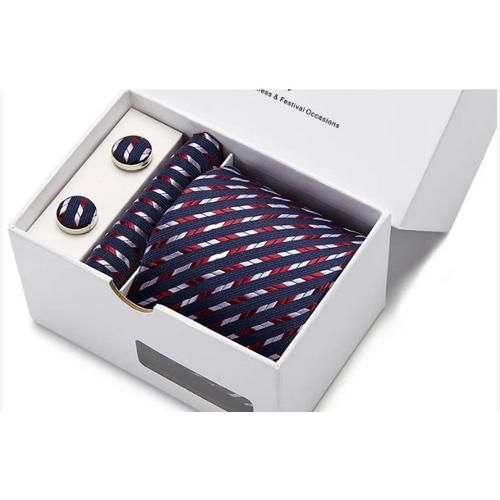 product_image_name-Fashion-Luxury Men’s Silk Tie Set – Necktie, Pocket Square & Cufflinks Gift Box for Wedding & Business-3