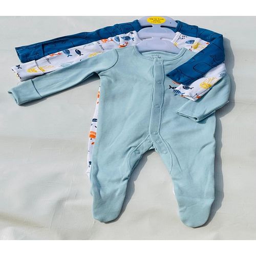 Tesco Fish Print Design Sleepsuit 3Pcs Jumia Nigeria