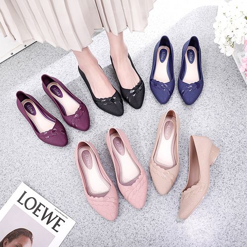 product_image_name-GALUIN-Quality Ladies Low Heel Shoes - Purple-6