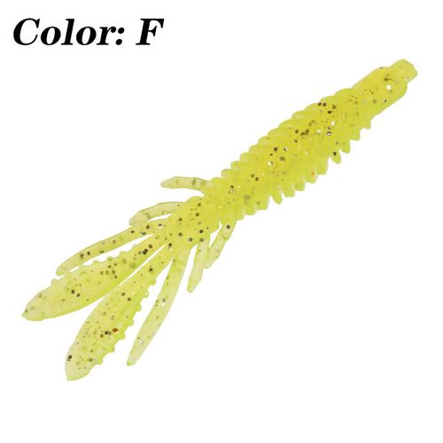 Generic 7cm Soft 10Pcs Shrimp Fishy Bait With Smell 2g Salt