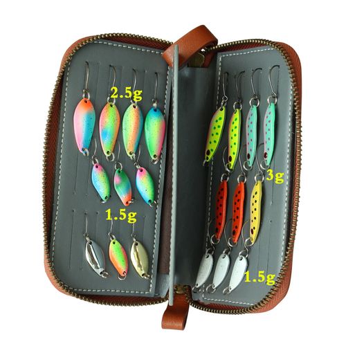 Generic Fishing Bag Spoon Bait Metal Trout Lure Artificial Crank