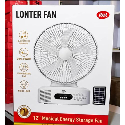 itel Rechargeable Fan Bluetooth FM USB - image 2