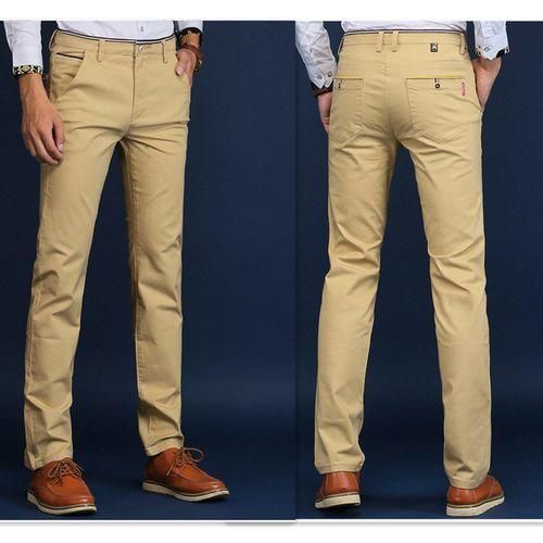 product_image_name-Fashion-Mens Casual Pants Straight Trousers Chinos-1