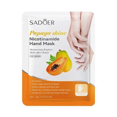 product_image_name-SADOER-Papaya & Nicotinamide Exfoliating & Brightening Hand Mask-1