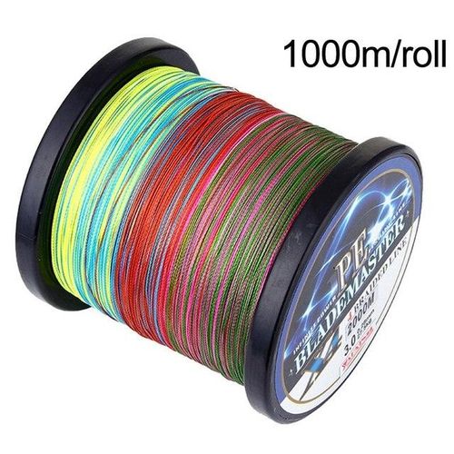 Generic 300/500/1000m Braided Fishing Line Super Strong Raw Silk