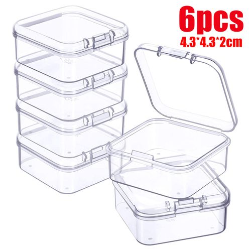 1 Pcs Rectangular Plastic Box, Transparent Pp Storage Box, Small