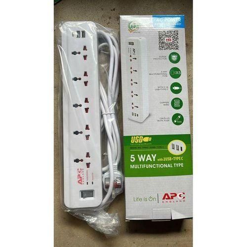 Generic APC SURGE PROTECTOR EXTENSION 5 WAY 2 USB + TYPE C