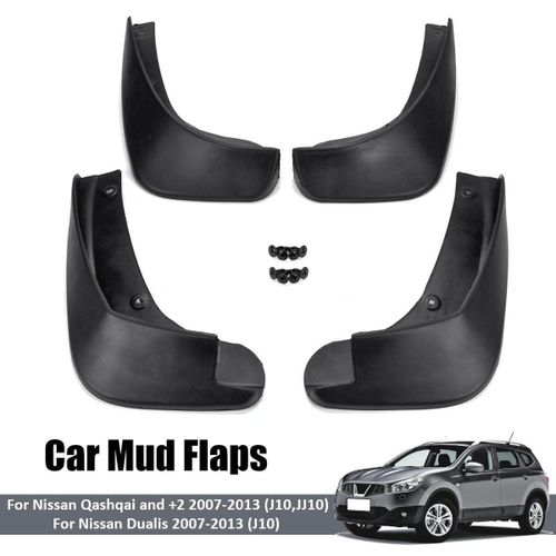 Generic 4Pcs Car Front And Rear Mud Flaps Mudguard For Nissan Qashqai 2007- 2013