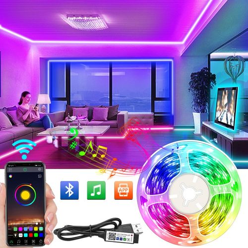 Cheap RGB LED Strip Light Bedroom 5050 SMD TV Backlight Tape Diode