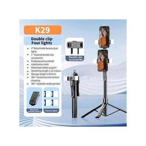 Generic K29 Ultra Long Selfie Tripod Stand - image 2
