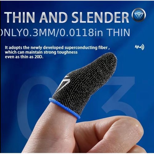 Generic 8pcs Mobile Gaming  Finger Sleeves Thumb Gloves For Mobile Gaming 8pcs - image 4
