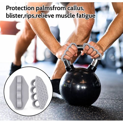 Generic Silicone Gym Grip Pro – Anti-Slip Weightlifting & Pull-Up Hand Grips - image 3