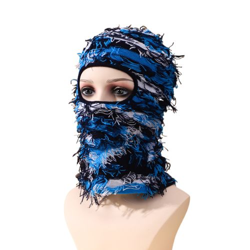 Balaclava Distressed Ski Mask Knitting Distressed Winter Windproof