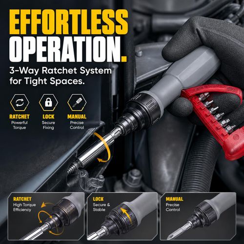 Generic 10-in-1 Ratchet Screwdriver Set Telescopic Magnetic Repair Tool - image 4