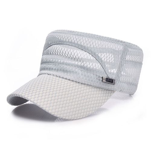 Generic Adjustable Outdoor Sun Hats Mesh Baseball Cap Casual Flat Breathable  Hat Men Snapback Male Summer Riding Fishing Cap Dropship-2