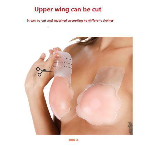 Dress Reusable Invisible Conceal Silicone Lift Bra Nipple Cover Sticky Bra