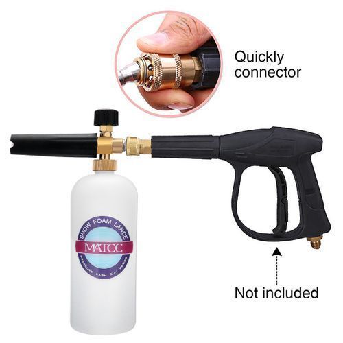 Car Washer Snow Foam Wash Soap Sprayer Pressure Foam Gun in Amuwo