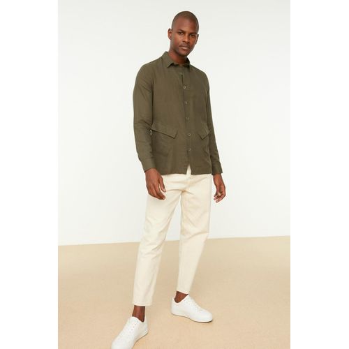 Trendyol Collection Shirt - Khaki - Relaxed