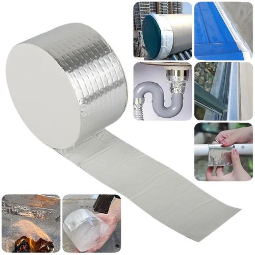 Generic Waterproof Leak Stoppage Aluminum Foil Butyl Rubber Tapes