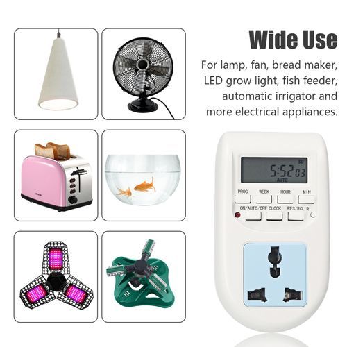 Generic Digital Timer Switch Electrical Timer Socket Timer Plug - image 2