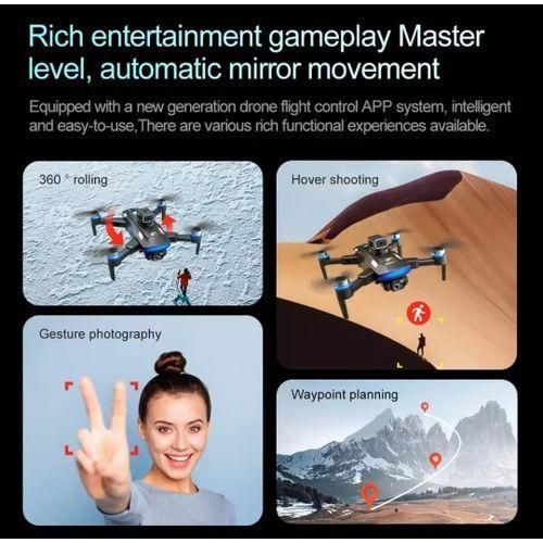 Generic M6 Drone 8K Professional HD Camera Drones 5G WIFI FPV Video 4k UAV With Screen Remote Control Drone With Extra Battery - image 4